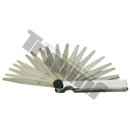 Mierky špárové 20 plátkov, rozsah 0,05 - 1,0 mm T525