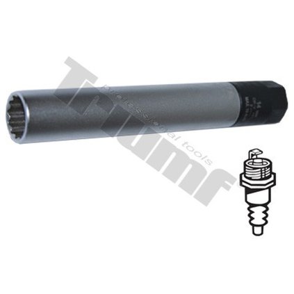Hlavica momentová 14mm predĺžená na zapaľovacie sviečky benzínových motorov, 3/8" vstup , 125mm T24151