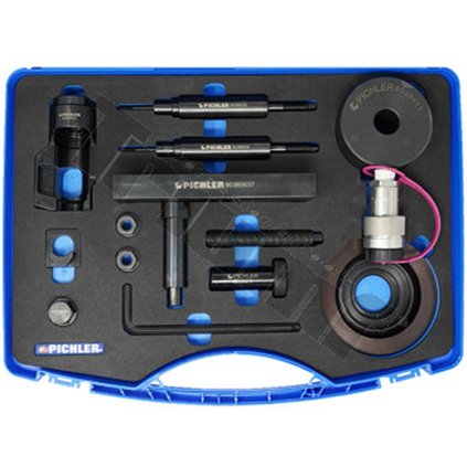 Sada na vyťahovanie vstrekovačov Delphi PSA 2.0l / 2.2l (DW10 / DW12) s 12t hydr. valcom T45282