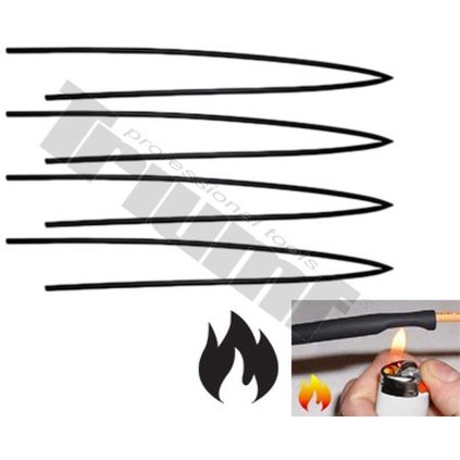 Sada zmršťovacích bužírok s lepidlom, dĺžky 1m, 4 - dielna T38184