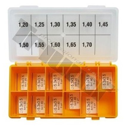 Sada podložiek VFK typ CRIN Ø2.3x4.2  1.20-1.70 Bosch rozostup 0,05 mm T36196