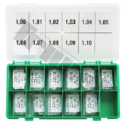 Sada podložiek AHE typ CRIN1 Ø18  Es 22  1.0-1.1 Bosch rozostup 0,01 mm T36202