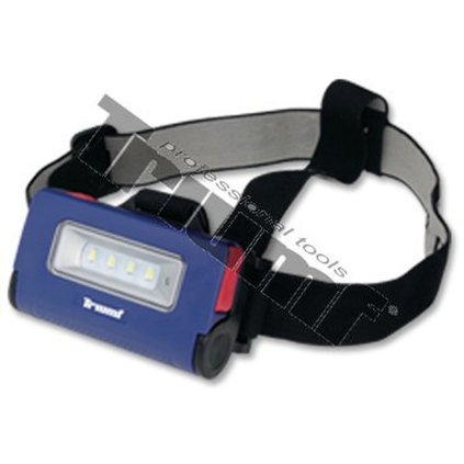 Led čelová pracovná lampa, 2 v 1 T38739
