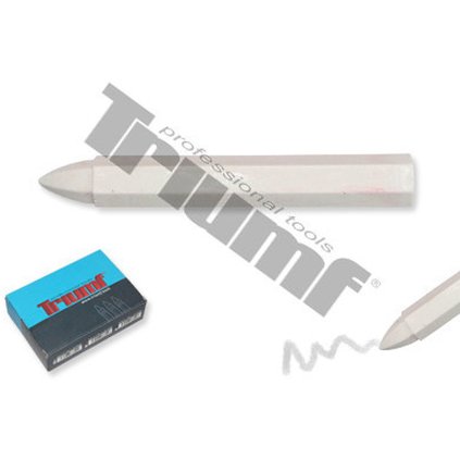 Priemyselný voskový značkovač, biela farba, 10ks T42231