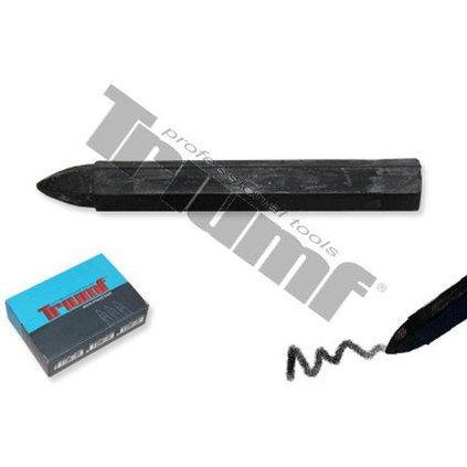 Priemyselný voskový značkovač, čierna farba, 10ks T42233