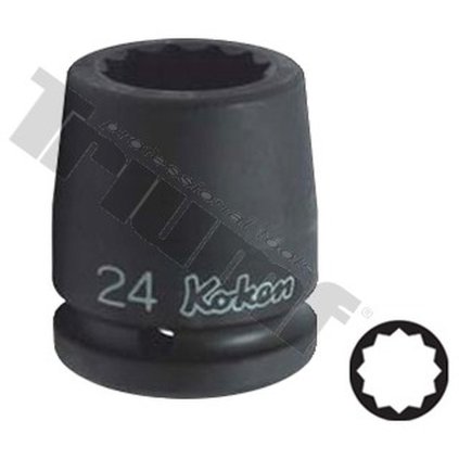 hlavica kovaná 3/4" profil 12-hran 24mm T24427