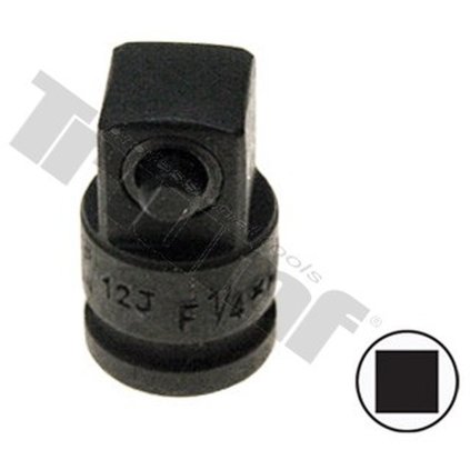Kovaný adaptér 1/4" (F) - 3/8" (M). T29859