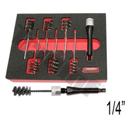 Sada kefiek na čistenie šachty vstrekovača s držiakom, 7 - dielna T1128