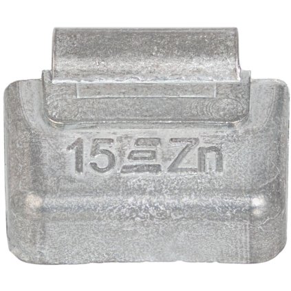 Naklepávacie závažie pre Plechové disky - 15 g - Strieborné - Zinkové - 100 ks TPZNSTD-015