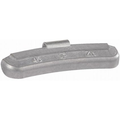Naklepávacie závažie pre Plechové disky - 45 g - Strieborné - Zinkové - 50 ks TPZNSTD-045
