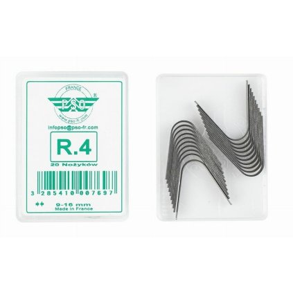 Rezací nôž R-4, 10-14 mm, pre prerezávač dezénov na pneumatiky PS15 20 ks AT000-1504