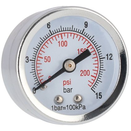 Manometer 40 mm 1/8" 0-15 bar - zadné pripojenie 4345217