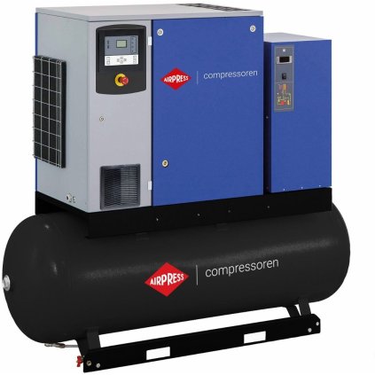 Kompresor skrutkový APS 10DD IVR Combi Dry 12.5 bar 10 HP/7.5 kW 270-1260 l/min 500 l 36212-DD