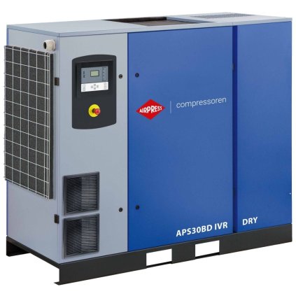 Skrutkový kompresor APS 30BD IVR Dry 13 bar 30 KM/22 kW 766-4167 l/min 36430-BDX-IVR