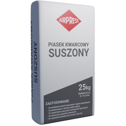 Piesok kremičitý na pieskovanie (sušený) 25 kg granulácia 0,5 - 1 mm 45365
