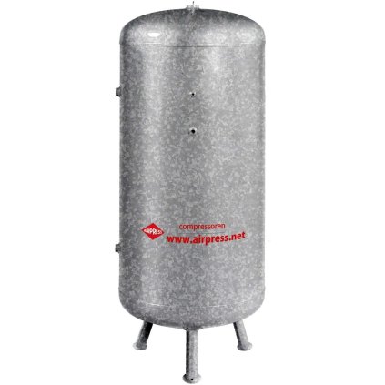 Nádrž na stlačený vzduch 1000 l zvislá galvanizovaná 12 bar 36112