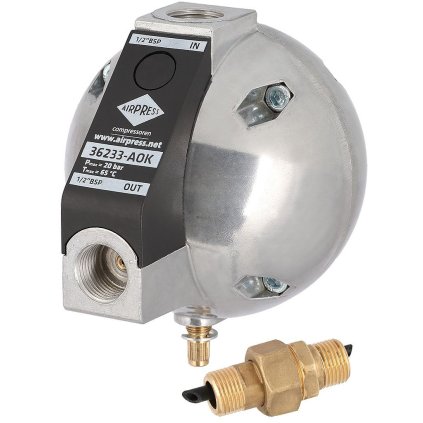 Automatický odkaľovač kondenzátu AOK20B pre cyklónové odlučovače s niplem 36233-VEN 36233-AOK-VEN