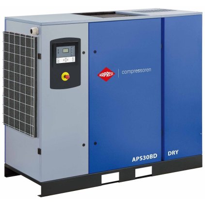 Skrutkový kompresor APS 30BD Dry 7,5 bar 30 HP/22 kW 3870 l/min 36430-BDX-7.5