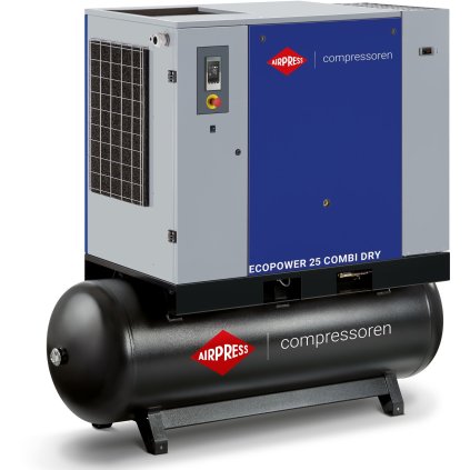 Kompresor skrutkový EcoPower 25B Combi Dry 10 bar 25 KM/18.5 kW 2700 l/min 500 l 36679525