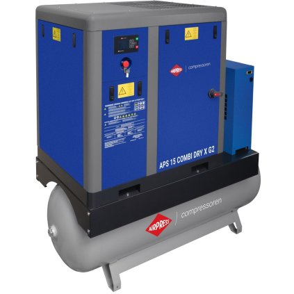 Kompresor skrutkový APS 15 Combi Dry X G2 10 bar 15 KM/11 kW 1440 l/min 500 l 369015-G2