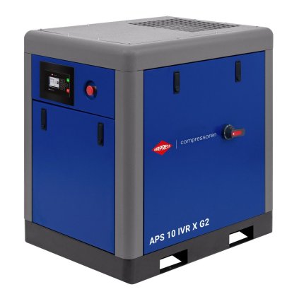 Skrutkový kompresor s frekvenčným meničom APS 10 IVR X G2 10 bar 10 HP/7.5 kW 380-1050 l/min