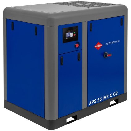 Kompresor skrutkový APS 25 IVR X G2 10 bar 25 HP/18.5 kW 850-2800 l/min 369425-IVR-G2