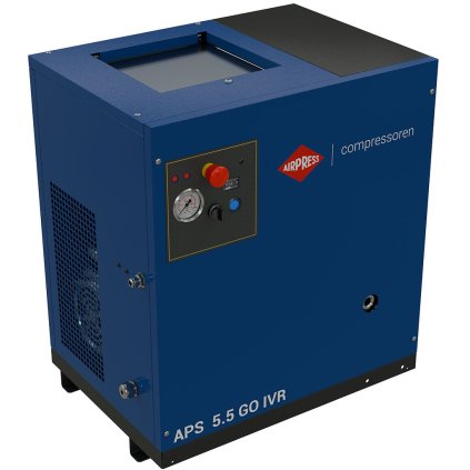 Kompresor skrutkový APS 5.5 GO IVR 5.5 HP / 4 kW 10 barov 498 l/min 361805-IVR