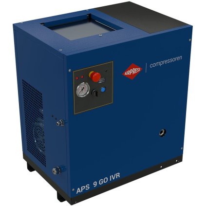 Skrutkový kompresor APS 9 GO IVR 10 HP / 7.5 kW 10 bar 848 l/min 361809-IVR