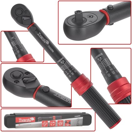 Momentový kľúč 1/4" 5-25Nm TVARDY (20) T00250