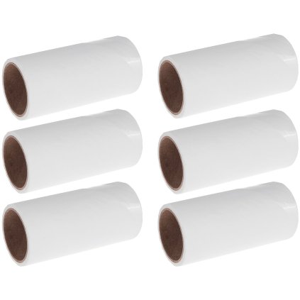 Sada 6 ks náplní do roliek na čistenie odevov 10 cm x 60 prúžkov (50) GH01-002