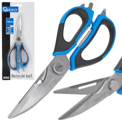 Nožnice 6in1 230mm (12/48) G01563