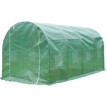 Skleník - záhradný plastový tunel 4x2,5x2m UV (1) G73294