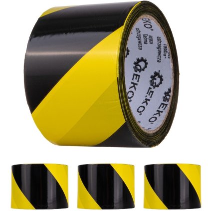 Výstražná páska žlto-čierna 100m x 70mm (80) G01826