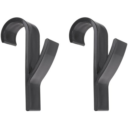 Sada čiernych závesov na kúpeľňové radiátory 2ks. (500) G80439