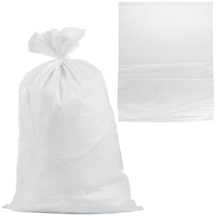 Polypropylénové vrece 65x105cm 50kg / biele (100/500) G71984A