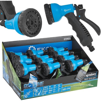 SKY-LINE 8-funkčná záhradná pištoľ - vystavený kartón (12/24) G72903A
