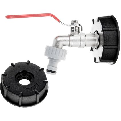 Sada - IBC matica S60x6 + závitník 1/2" s vývodom na GZ 3/4" + vsuvka na rýchlospojku - mauser (40) G70183