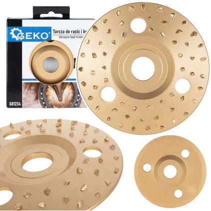 Kotúč na korekciu kopýt a paznechtov 125 mm - stredná zrnitosť (50) G81234