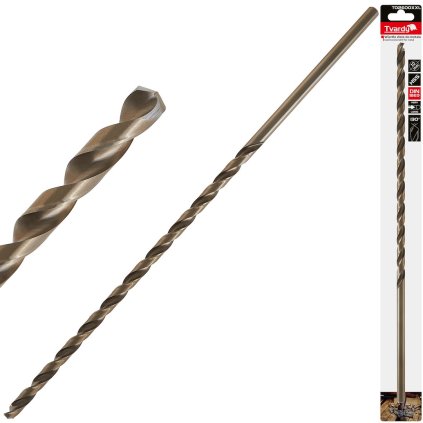 Zlatý vrták do kovu dlhý 10,0 x 430 mm HSS DIN1869 (25/100) T02600XXL