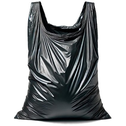 Vrecia na odpadky s ušami VERY STRONG 160L (10 ks v roli) - čierne G71271