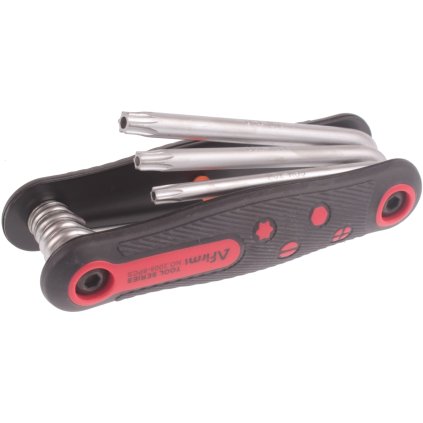 Kľúče skrutkovacie TORX s otvormi T9-T40 švajčiarsky nôž 8v1 na bicykel WK-039