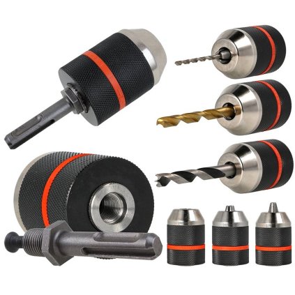 Vŕtacie skľučovadlo 13 MM 1/2 samosvorné ADAPTÉR SDS PLUS 38-002KPL