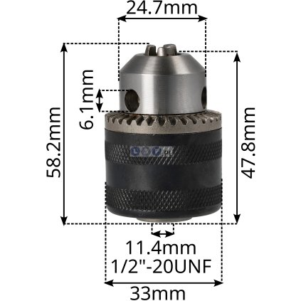 Držiak skľučovadla 1/2 kľúčový adaptér SDS PLUS 38-014KPL
