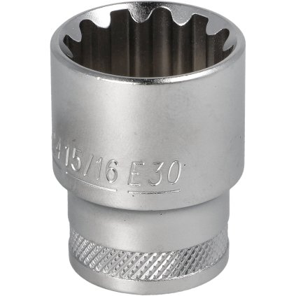 Nástrčná hlavica 1/2", 19 mm, 12-hran, dlhá, CRV, HONITON