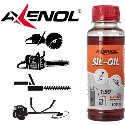 Olej do píly kosačky benzínovej zmesi 100ML NAC DEMON STIHL červený KONSIL100