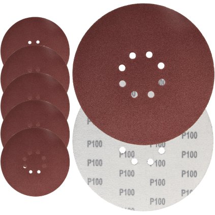 Brúsny papier kotúč na suchý zips pre žirafu sadrokartónu 225 mm GR100 s otvormi PAP225XP100OX5