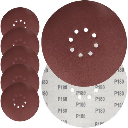Brúsny papier kotúč na suchý zips pre brúsku na sadrokartón 225 mm GR180 s otvormi PAP225XP180OX5