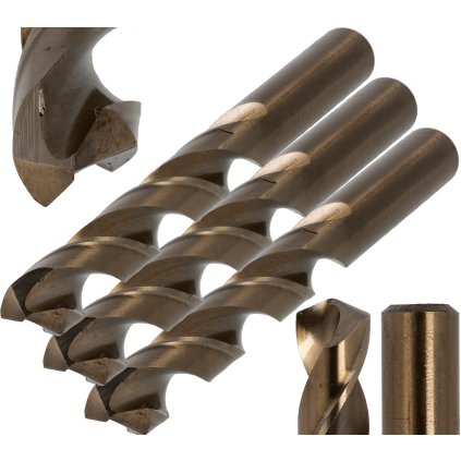 Kobaltový vrták do kovu 2.5 mm 3ks HSS-E HSSco5 M35 WM35025P