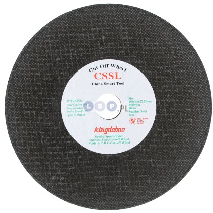 Korundový kotúč na rezanie kovu, ocele CSSL 180 x 1,6 x 22,23 mm T-CSSL180X1.6
