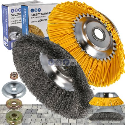 Kefa na benzínovú kosačku sada kief na čistenie + upevnenie 50-193-249